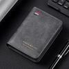 Men’s PU Leather Bifold Wallet Slim Card Holder Compact Billfold Wallet with Multiple Card Slots Cash Pocket Business Wallet