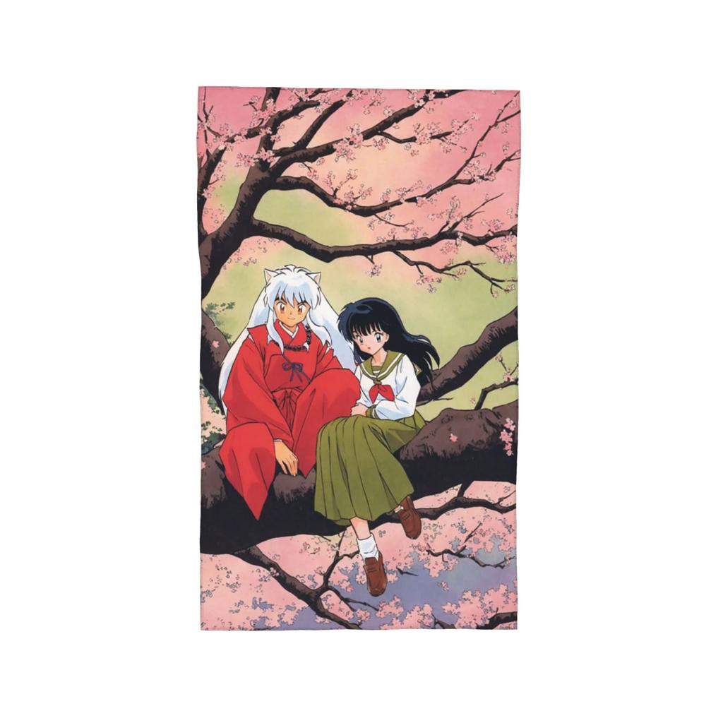 Manga Kimono Inuyasha Sesshomaru Soft Face Towel Quick Dry Pool Bath Cotton Towels Absorbent