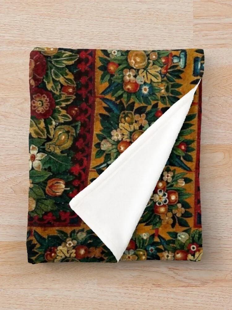 Medieval Unicorn Floral Tapestry Throw Blanket Heavy Thin Cosplay Anime Blankets