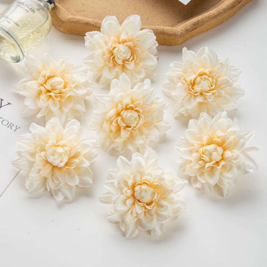 Silk Artificial Flower Chrysanthemum DIY Gifts Candy Box Wedding bridal bouquet Festival Home Room Outdoor Garden Decora Wreath