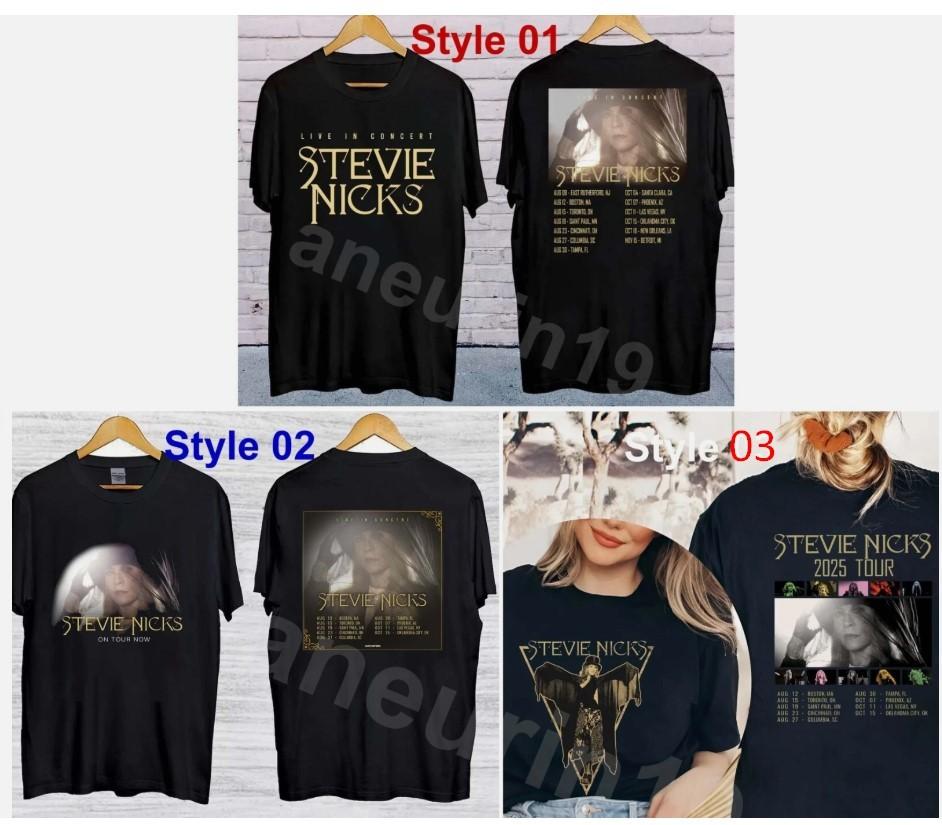 

HOT 2025 Stevie Nicks Tour T-Shirt 4 Styles Shirt for Fan Unisex T-Shirt L