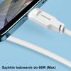 Kabel USB-C USAMS 1.2m Szybkie ładowanie Purpurowy
