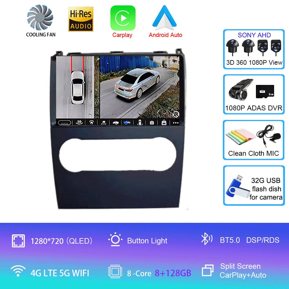 Android14 Car Radio For Mercedes Benz B200 A B Class W169 A160 A180 A200 A220 2009-2012 Multimedia Video Player Stereo GPS Navig