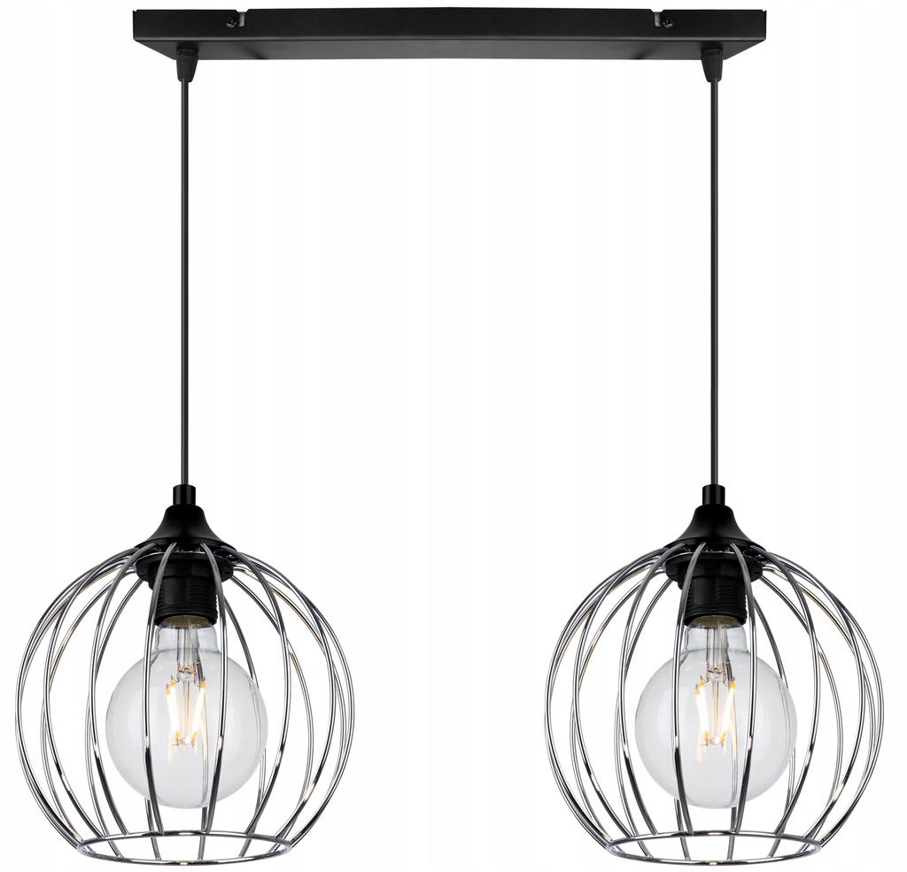 CEILING HANGING LAMP, WIRE CHROME LED