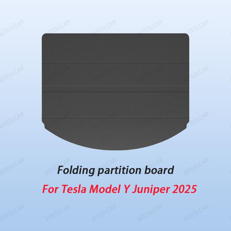 For Tesla Model Y Juniper Launch 2025 Rear Trunk Cargo Cover Retractable Partition Luggage Carrier Curtain Protector Accessories