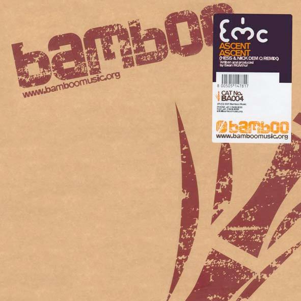 

12inch Record EMC - Ascent BA004 Bamboo Music 2001 Australia Dance & Electronica Used