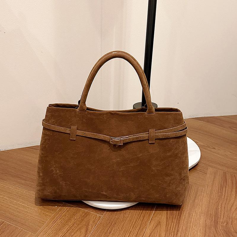 

Autumn and winter new large-capacity bag fashionable versatile retro tote bag face tote design portable shoulder bag
