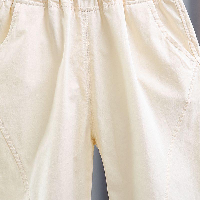 Girls' Pants Summer Thin Cotton Sports Pants Girls' Pants Baby Mosquito Proof Pants Summer Lantern Pants