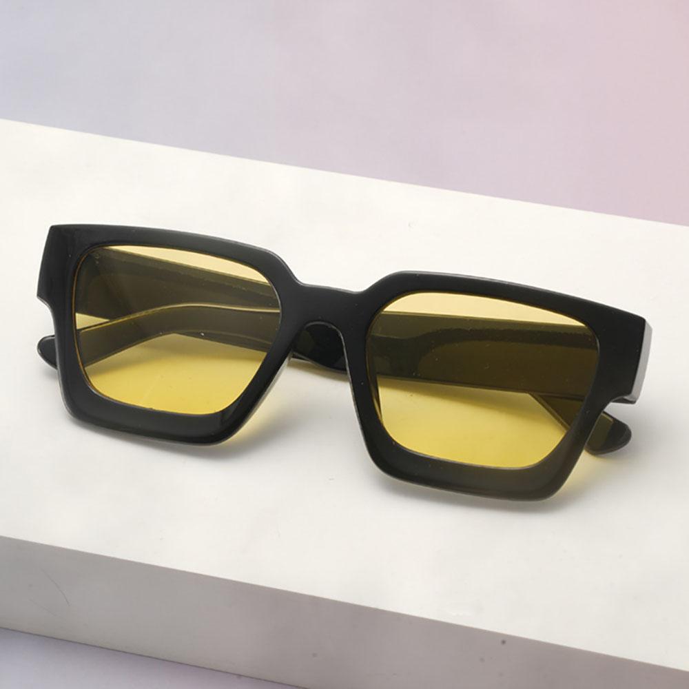Thick Frame Eyewear Uv-Protection Square Frame Sunglasses Unisex Sunglasses Multi-Purpose Plastic Sunglasses For Outdoor Sports