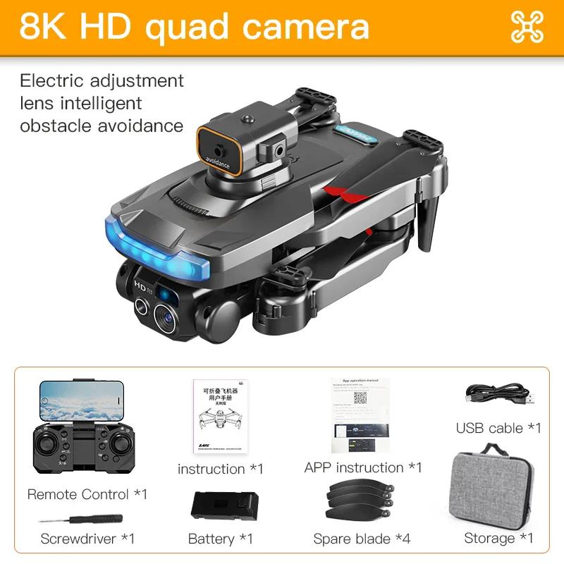 2026New P15 Drone Professional 8K GPS Dual Camera 5G Obstacle Avoidance Optical Flow Positioning Brushless Upgraded RC 10000M