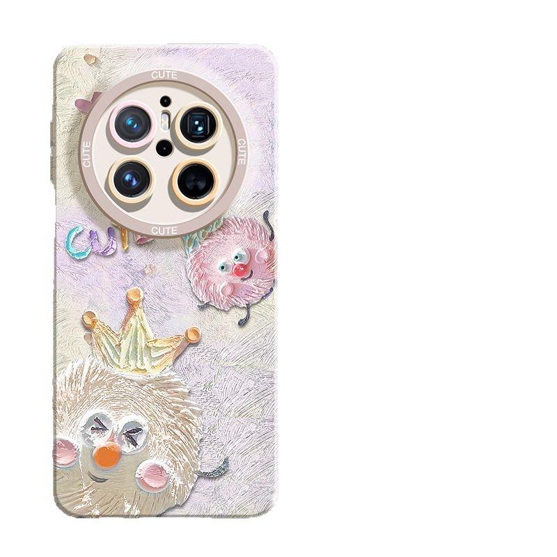 Applicable To Huawei Mate70pro Mobile Phone Case New Creative Cartoon Mate70 Crayon Ball Mate60pro +