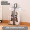 M-1Pc Portable Shoe Storage Bag Clear Wide Opening Design Durable Travel Organizer For Shoes Clothes Space-Saving Essential