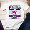 Herren Opa des Bowling-Mädchens Passendes Familien-Bowling-Geburtstags-Unisex-T-Shirt