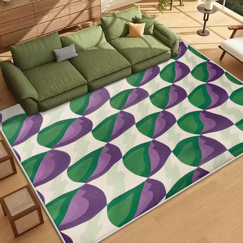 abstract style Decoration home soft bedroom carpet big size antiskid decor rug for living room Easy cleaning coffee tables mat