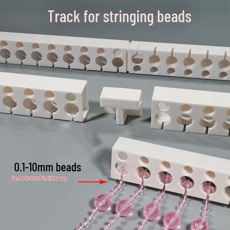 Transparent Crystal Bead Door Curtain for Wedding Decoration - DIY Hanging Partition with Feng Shui Elements, No Punching Required.