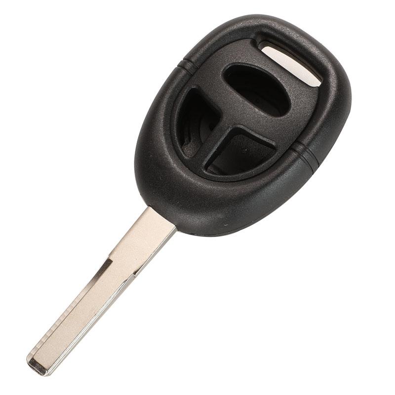 Jingyuqin For SAAB 9-3 9-5 Replacement 3 Buttons Remote Car Key Blank Housing 3 Models With Uncut Blade