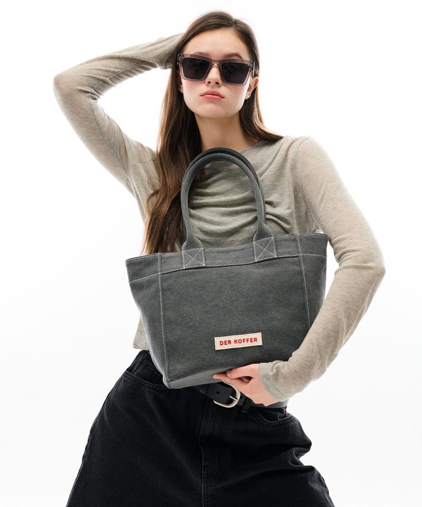 Der Koffer Shopper Vintage [Charcoal]-Medium