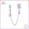 Hot 100 copper Spring Flowers Sparkling Zirconia Bead Charms 3mm Do It Yourself Holiday Exquisite Jewellery Gift Making