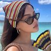 Arrow triangle cat eye sunglasses, new rice nail fashion sunglasses, high-end photography, European and American sunglasses.