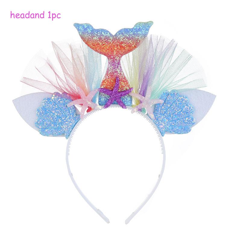 Birthday Party Set Mermaids Party Tableware Paper Cups Plate Latex Balloons Baby Shower Party Decor Kids Favors Party Supply