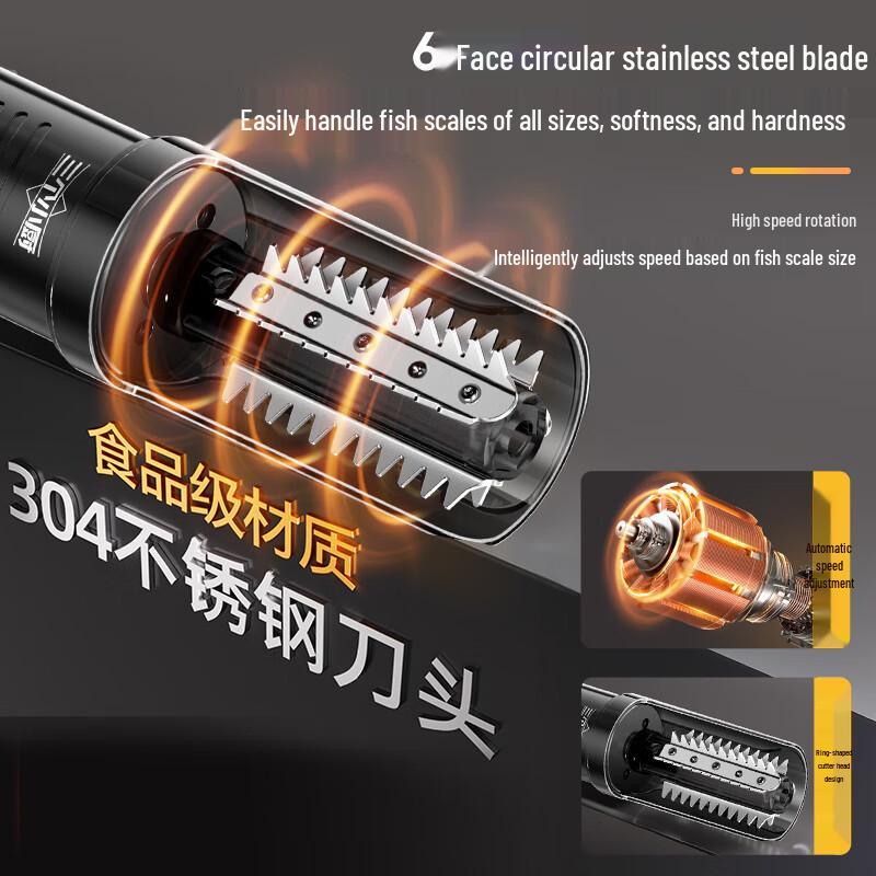 Wireless Electric Fish Scaler
