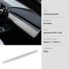 Made of Alcantara For Tesla Model 3 Model Y 2023-2019 Car Dashboard Cover Decorative Wrap Cap Protector Pad Innner Accessories