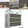 Abstract Mosaic Ceramic Tile Sticker For Home Renovation Waterproof Kitchen And Bathroom Decoration