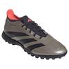 Adidas Predator League TF NIS10 Futsal Platinum Size Cm Shoes, Metallic/Aurora Black/Turbo (IF6376), 27.5