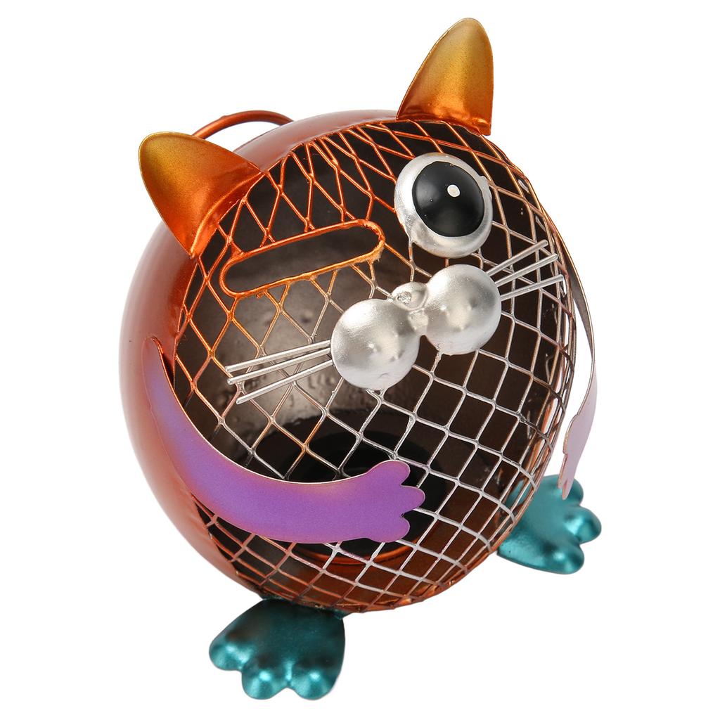 Kovová kočka mince prasátko pro dospělé ručně malované zvíře pokladnička s gumovou zátkou pro domov