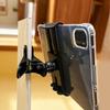 60mm Thick Object Photography Clamp 1/4" Female Screw Adapter For Live Streaming Mounts Tripod Mic Stand Tablet Holder