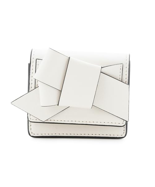 FRAY Ruel Mini Ribbon Wallet FWGG254336 White I.D. 2-Way Women's