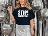 STOP! Hammer Time T-Shirt Personalised Fancy Dress Weekend 90s Hen Stag Mc Party