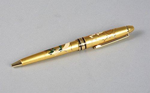 Maeju Lacquerware Lacquer Ballpoint Pen, Wind God and Thunder God (G) 6L-203