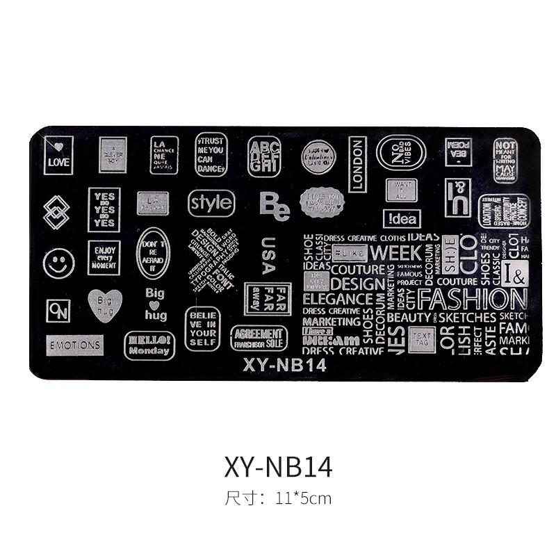 Lace Butterfly Flower Bamboo Pattern Nail Printing Mold Silicone Transfer Seal Steel Plate Nail Salon Special Tool