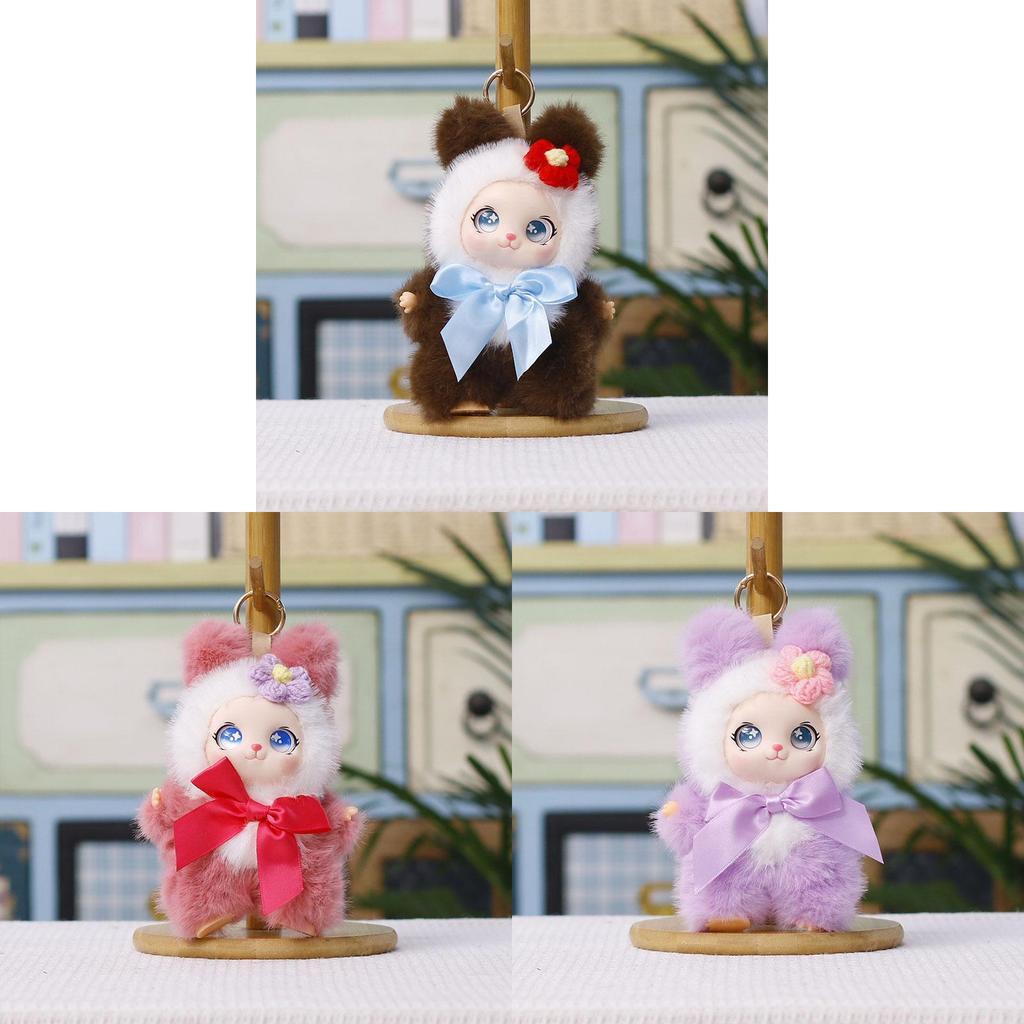 Plush Bunny Pendant Toy With Pp Cotton Filling For Couples Gift And Decor