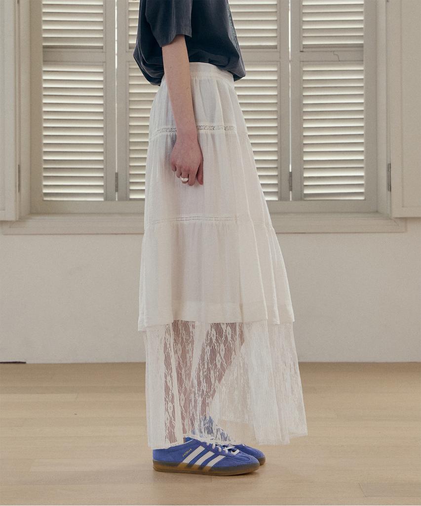 Jucy Judy Lace Tiered Skirt Jzsk324D