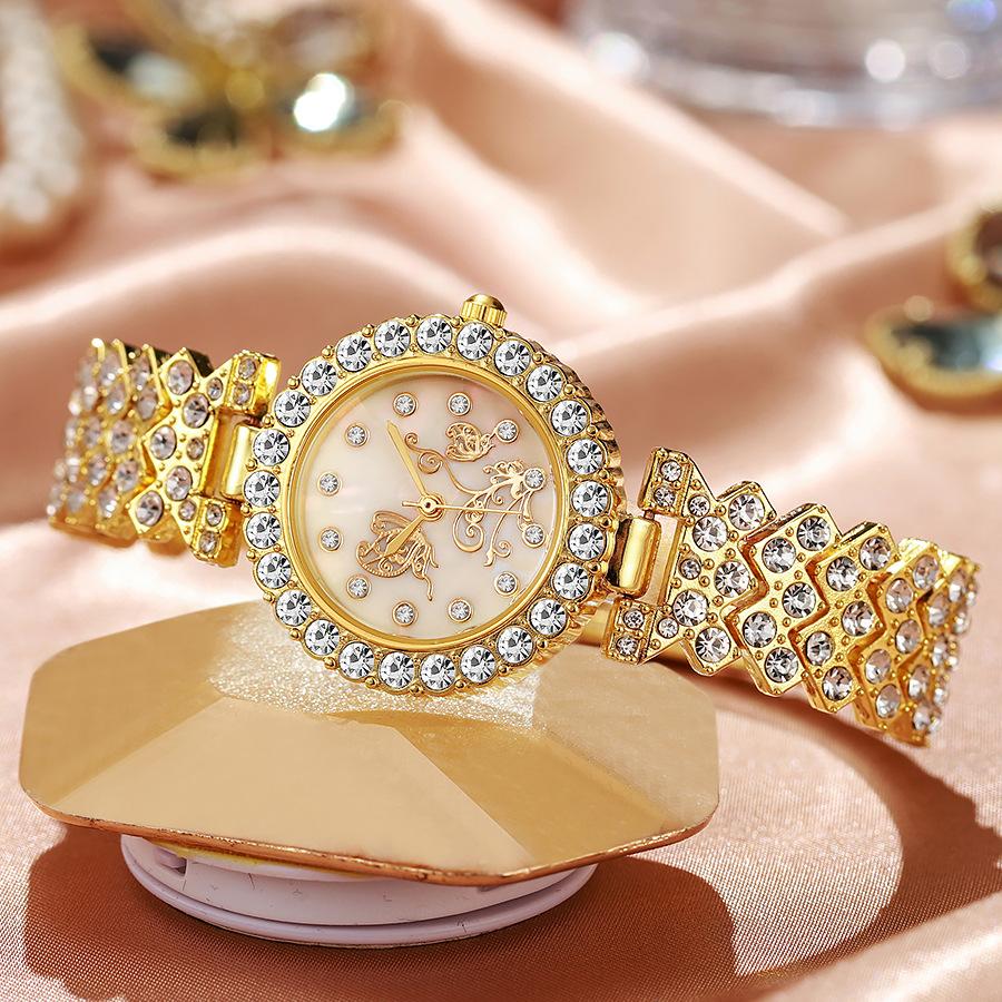 Fashion Roman Diamond Women's Watch Women's Watch Quartz Watch Bracelet Women's Watch
