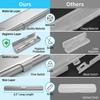 1 Pc Empty Aluminum Toothbrush Travel Case, Portable Travel Toothbrush Holder, Durable Manual Tooth Brush Box Container