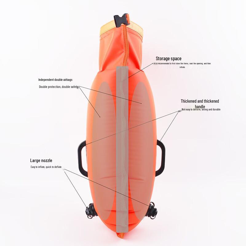 Alliance Messenger Dual Airbag Swim Buoy