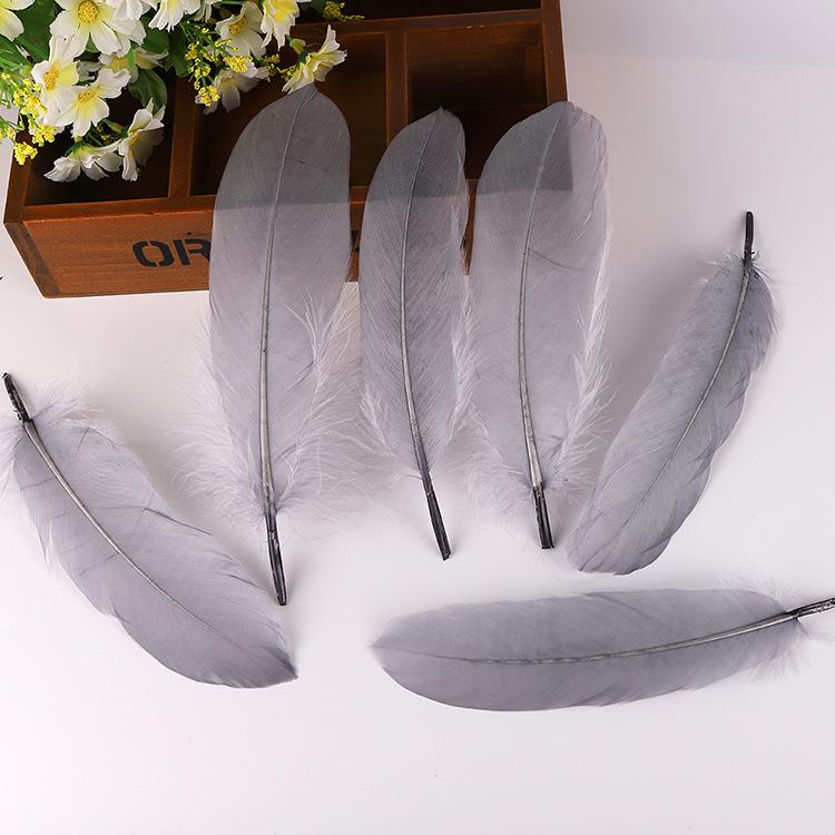 

50Pcsdiy Goose Feather Hard Big Floating Feathers Wedding Children Handmade Decorative Materials Dream Catcher Feathers
