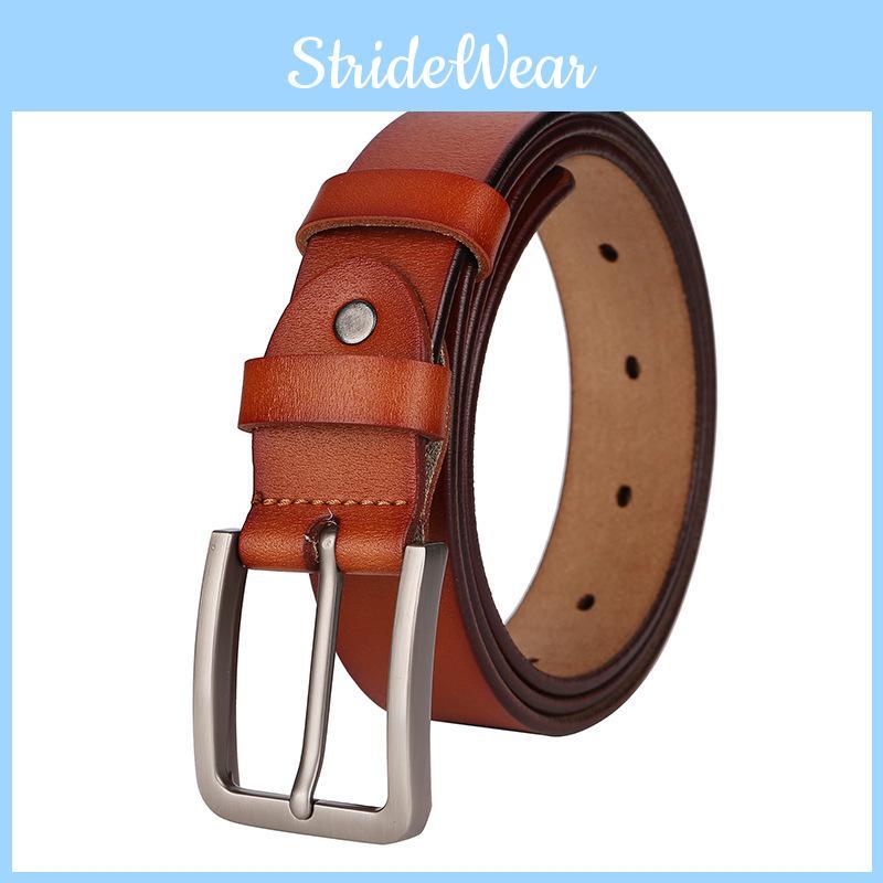 Stylish Belt Leather Men With Simple Design For Work And Casual Gift Settings