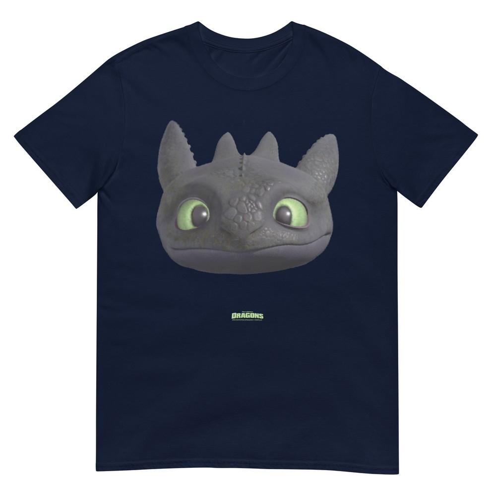 Dreamworks Dragons Toothless Night Fury Big Face Costume 3d Tshirt S