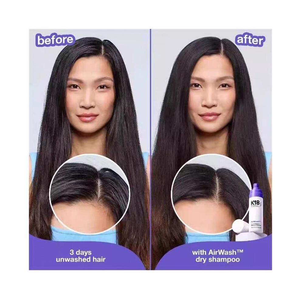 K18 Dry Shampoo Spray Volumizing Hair 118ml 2-Pack Oil Control Fresh