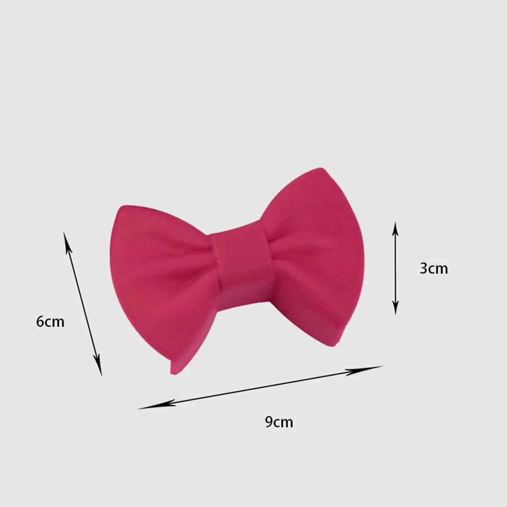 2pcs Silicone Oven Mitts Creative Bow Shape Oven Gloves Heat Resistant Pot Holders For Cooking Mini Oven Gloves Kitchen Tool