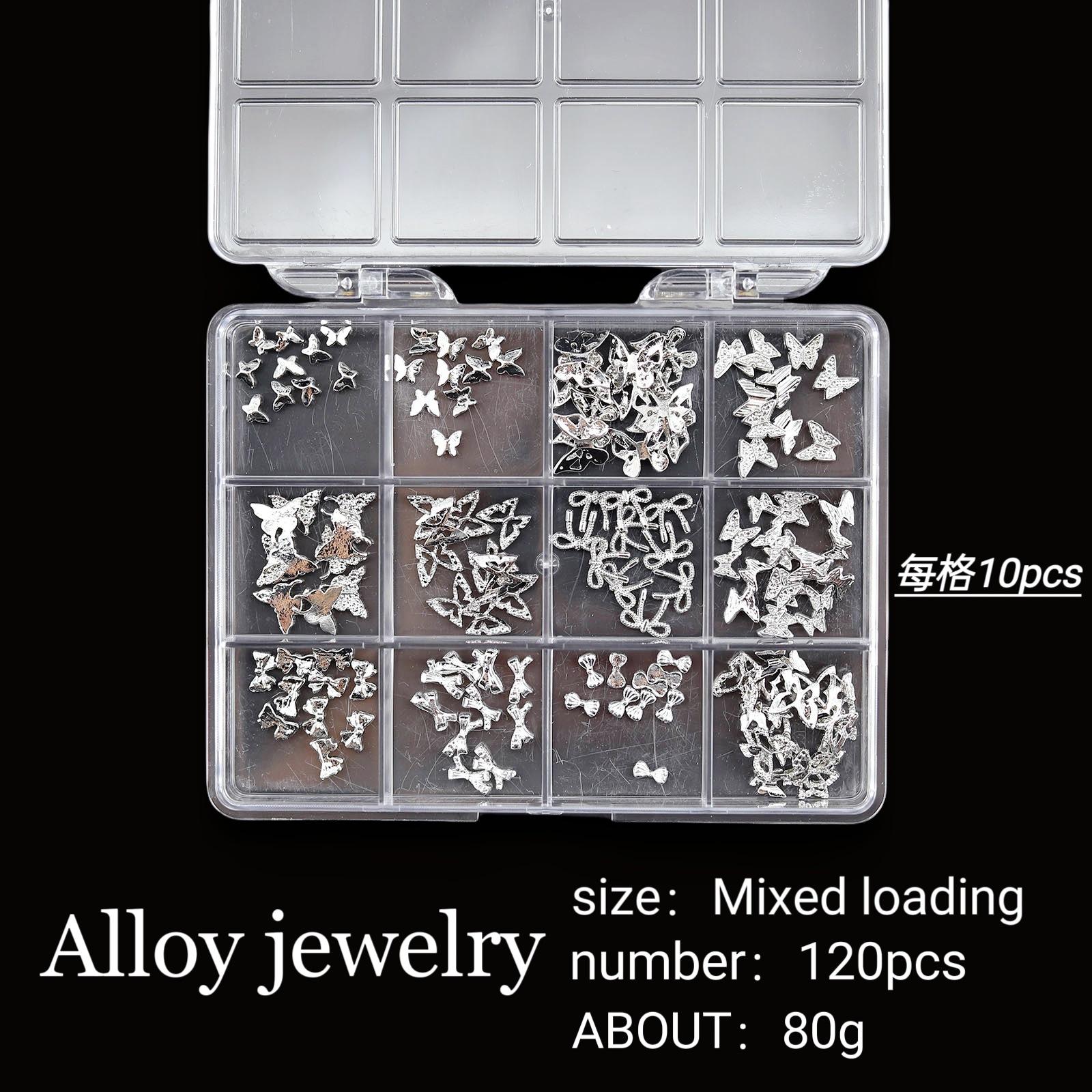 

Набор украшений для дизайна ногтей из 12 сеток со стразами для дизайна ногтей с плоским дном и бриллиантами особой формы 12 grid square box