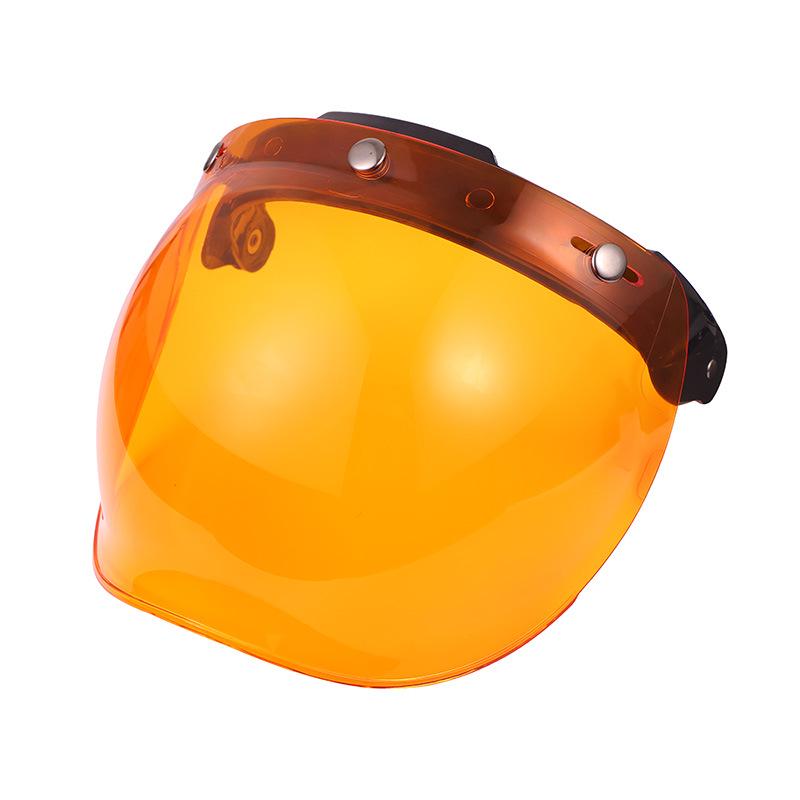 Popular Retro Motorcycle Helmet with Bubble Visor and Frame