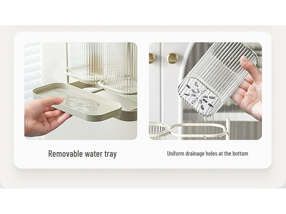 Wall-Mounted Chopstick & Spoon Holder - Multifunctional, Punch-Free Kitchen Storage Rack