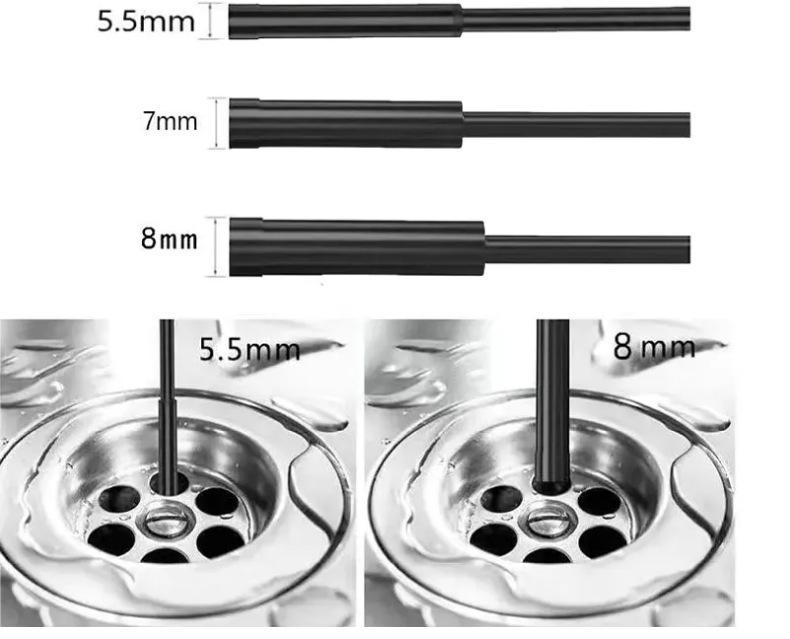3-in-1 HD Mobile Endoscope: Photo & Video Capture for Appliance Repair & Pipe Inspection