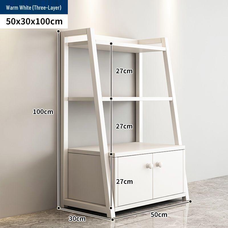 Floor-Standing Nail Art Display & Storage Cabinet: Multi-Functional Beauty Salon Multi-Layer Rack.