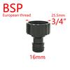 Zahradní kohoutek 1/4" Hadicová rychlospojka 4/7 8/11 16mm Hrdlo Spojka vodovodní trubky 1/2" 1" 3/4" Vnější vnitřní závit Adaptér pro kapkovou závlahu